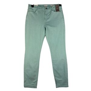 J. Jill Slim Ankle Authentic Fit Jeans Light Seafoam Green Sz 6 128091 ODB06 NWT